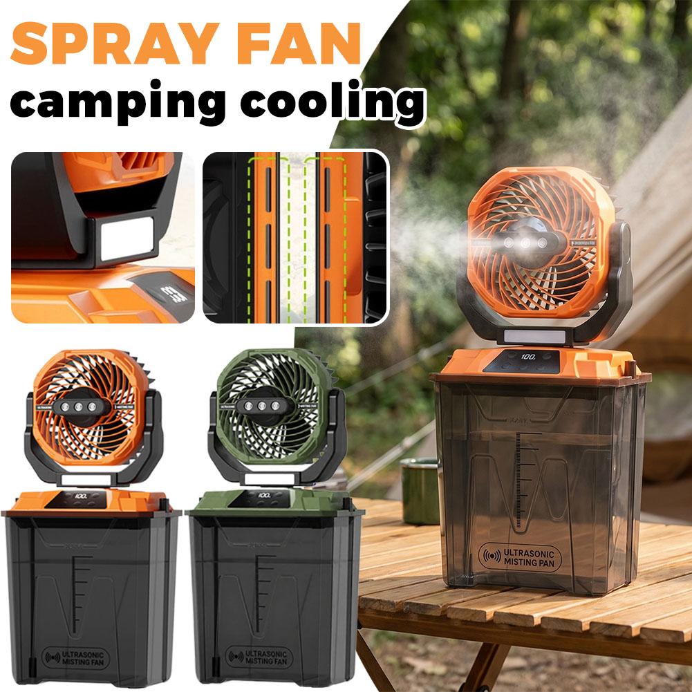 Outdoor Camping House - New Outdoor Misting Fan Camping Cooling