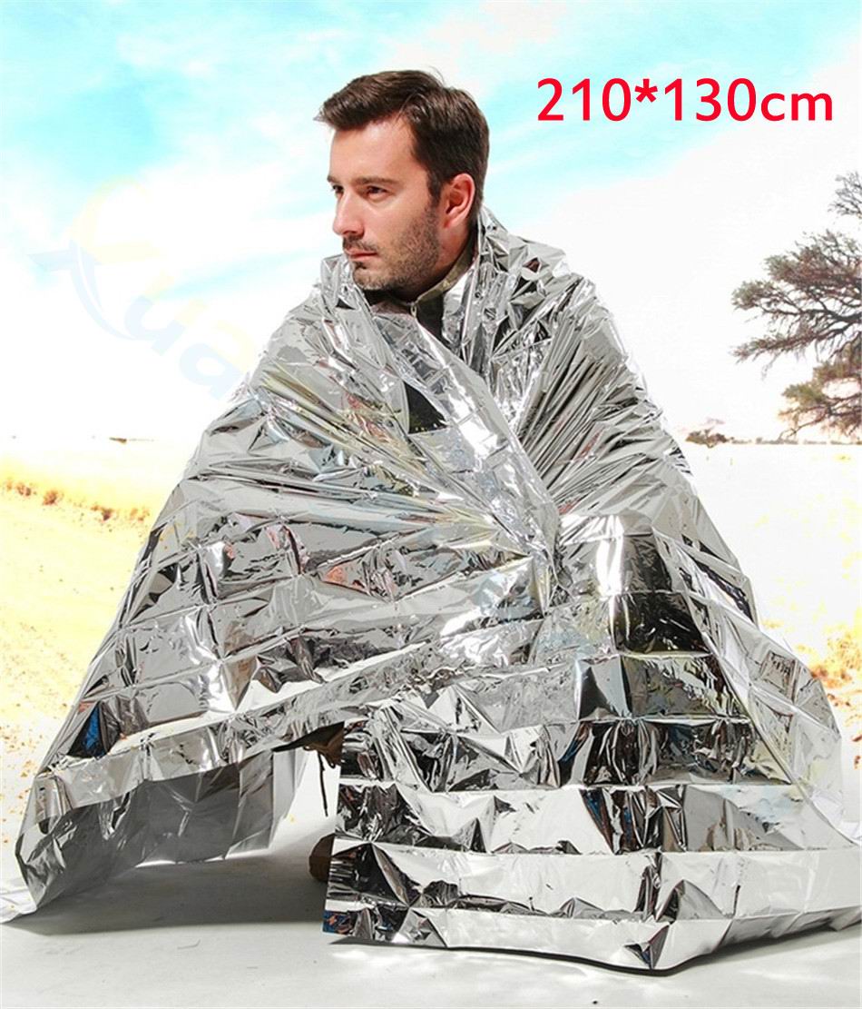 Emergency Mylar Blanket - Emergency Blanket Outdoor Survive First Aid