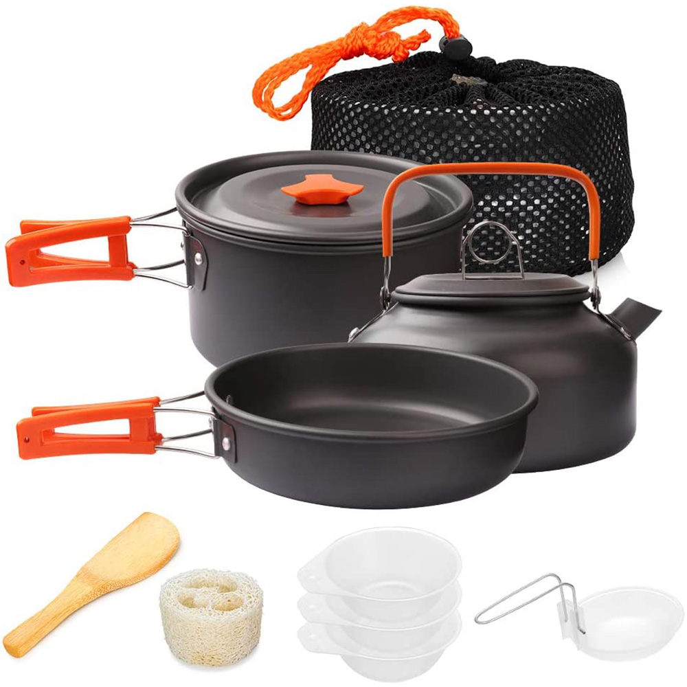 Outdoor Camping Kitchen Table - 1pcs/1set Camping Cookware Kit Outdoor Cooking