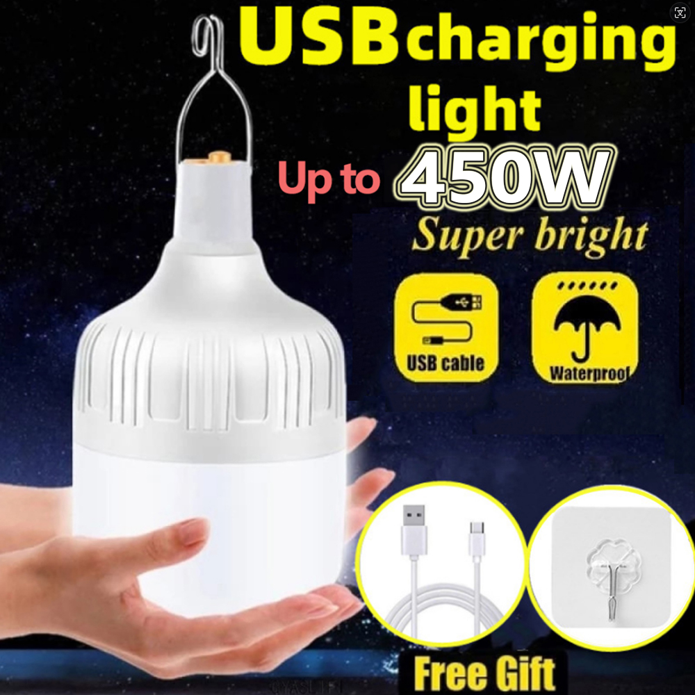 Outdoor Camping House - Portable Outdoor BBQ Camping Lights USB