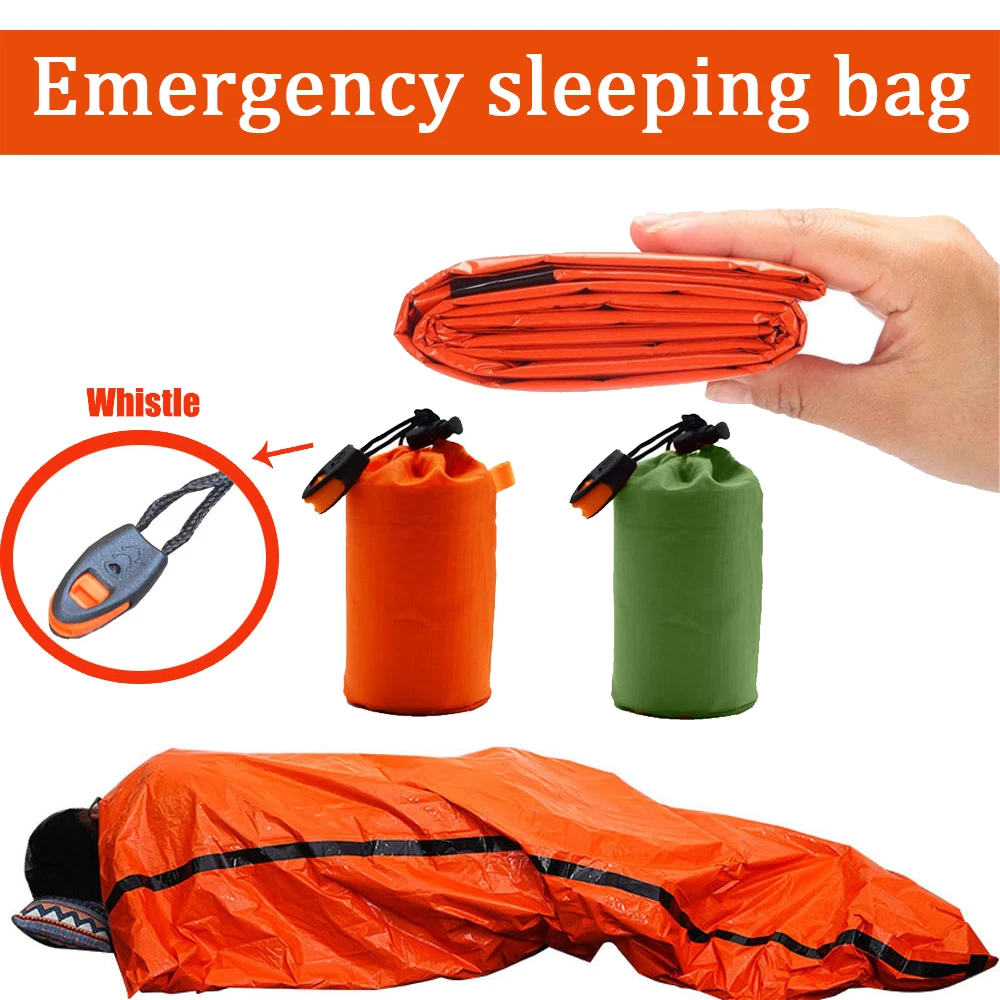 Outdoor Camping Sleeping Bag - Portable Waterproof Emergency Survival Sleeping Bag