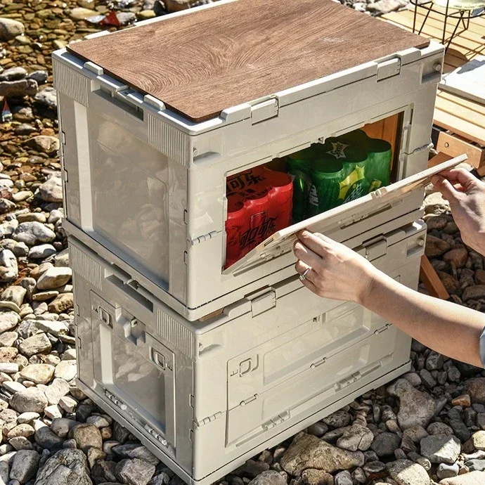 Outdoor Camping Folding Storage Box - New model Outdoor camping storage box