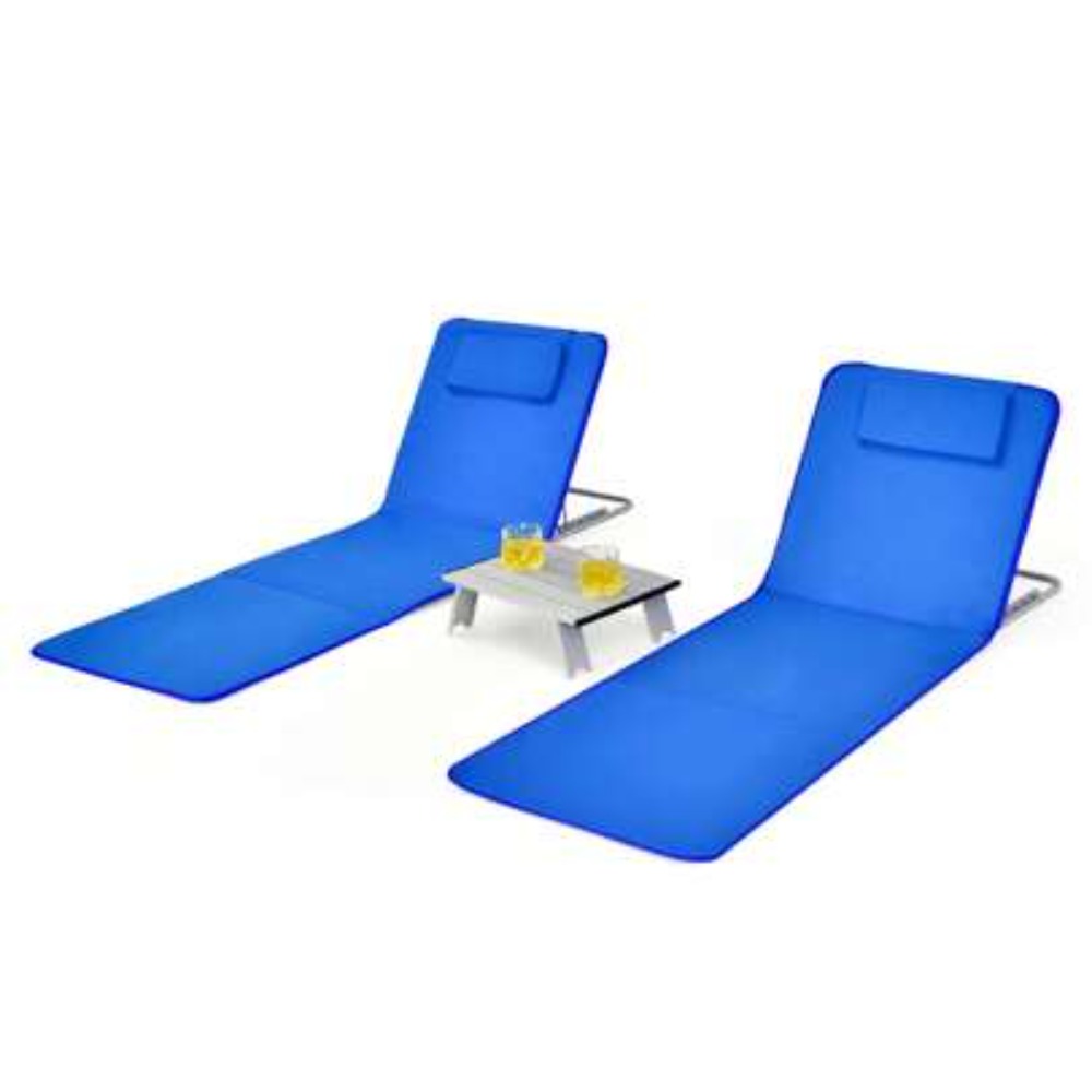 Camp Table Folding - 3PCS Folding Beach Mat Set with