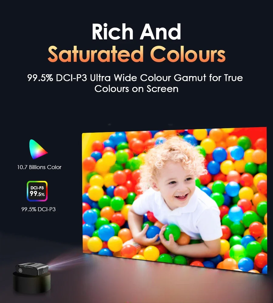 4K 3800 ANSI Projector Android - Outdoor Camping Tv 评论和价格