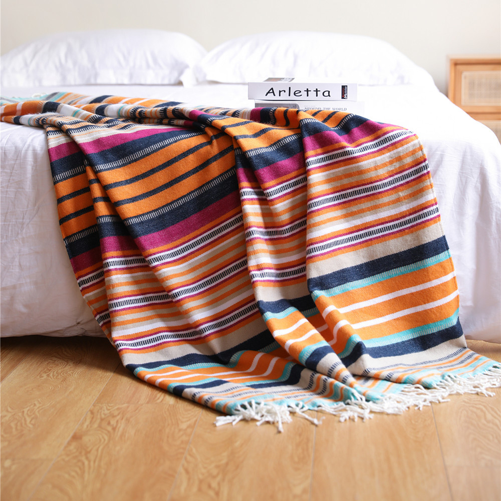 Mexican Bed Blanket Summer Sof - Outdoor Camping Tv 评论和价格