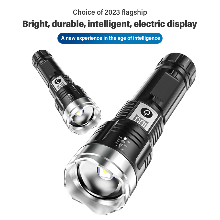 High Power 200000LM LED Flashl - Outdoor Camping Decor 评论和价格