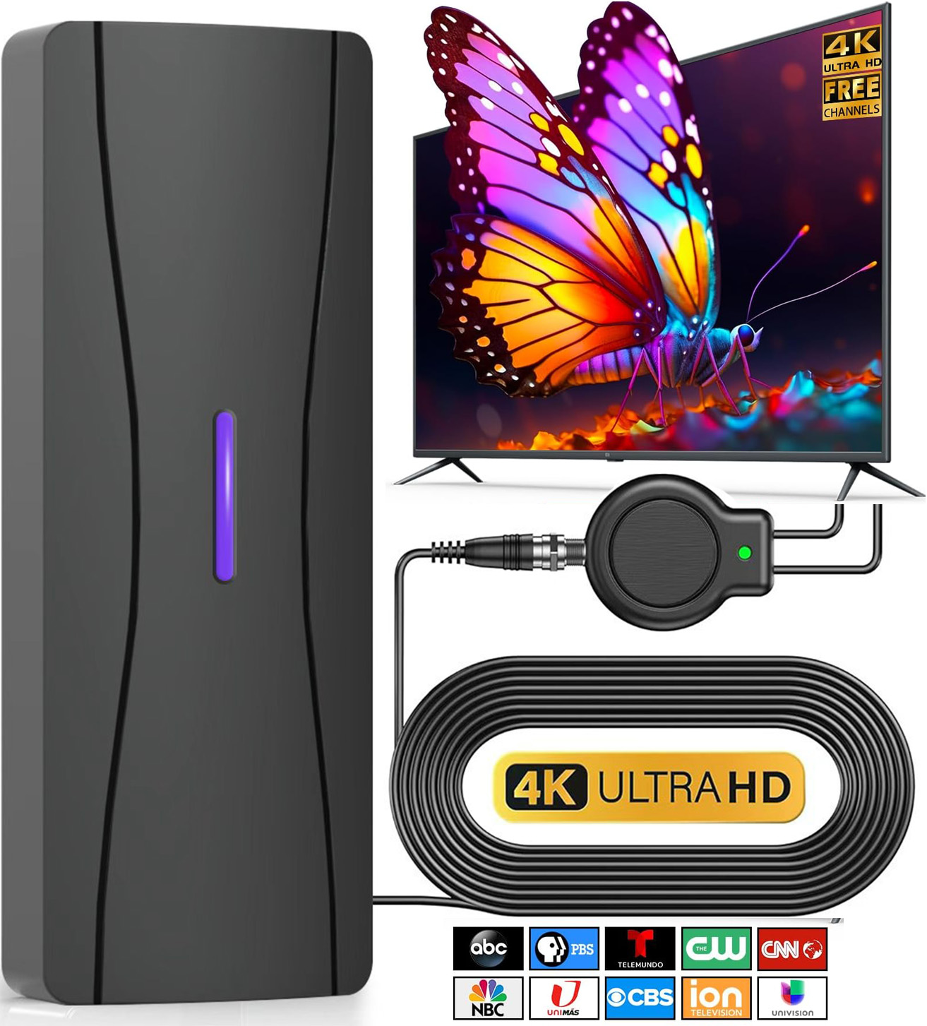 1080p 4K Outdoor/Indoor TV Ant - Outdoor Camping Tv 评论和价格