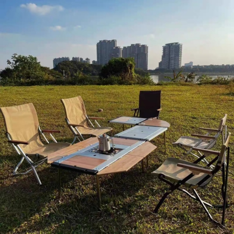 Tryhomy IGT Table Bamboo Exten - Outdoor Camping Kitchen Table 评论和价格