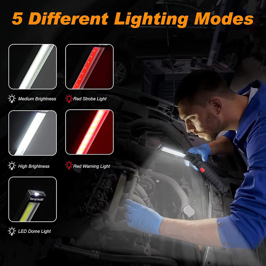 Portable LED Flashlight with M - Outdoor Camping Decor 评论和价格