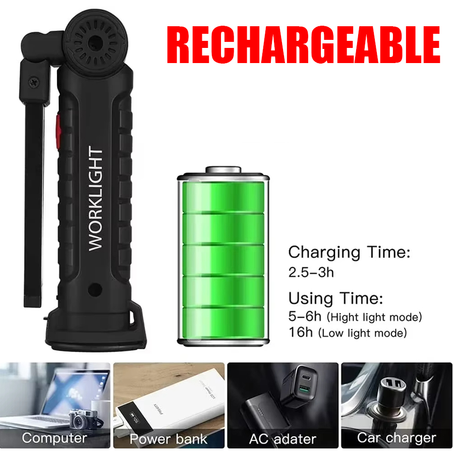 Portable LED Flashlight with M - Outdoor Camping Decor 评论和价格