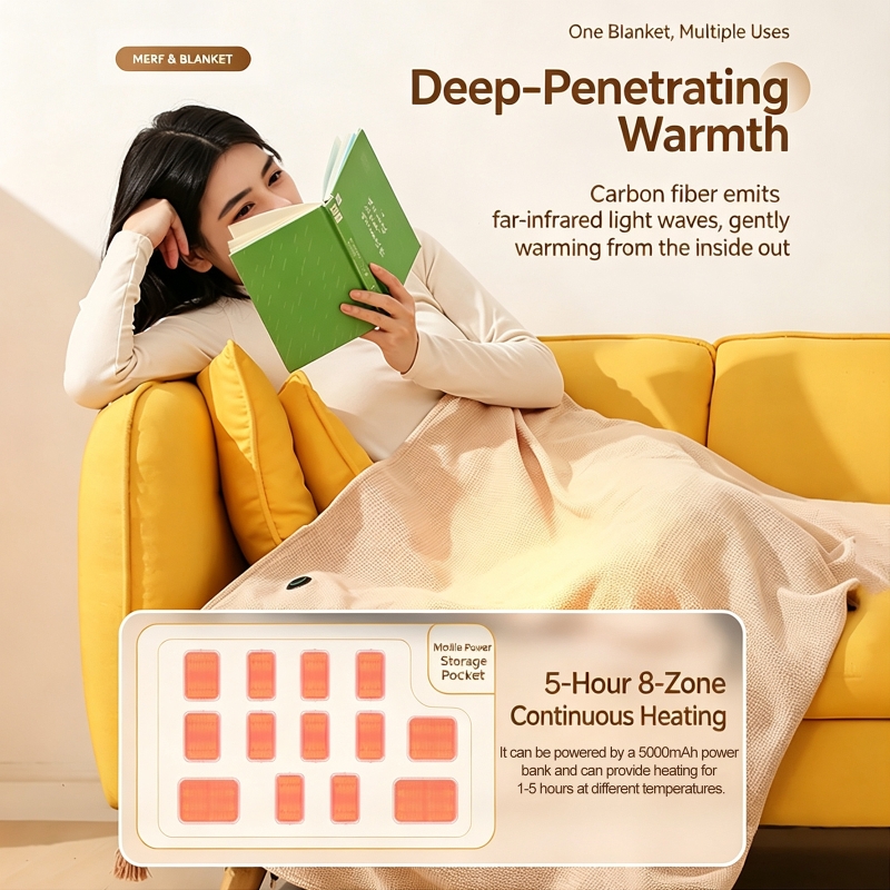 USB Powered Electric Blanket S - Outdoor Camping Heated Blanket 评论和价格