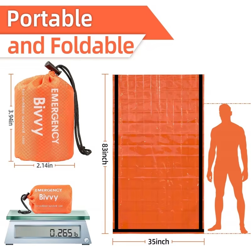 Emergency Sleeping Bag Surviva - Emergency Mylar Blanket 评论和价格
