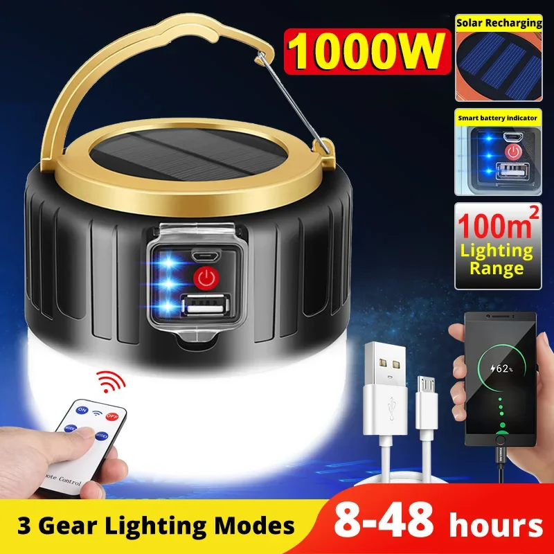 LED Solar Camping Light Power  - Outdoor Camping House 评论和价格