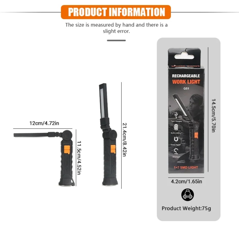 Portable COB LED Flashlight US - Outdoor Camping Decor 评论和价格