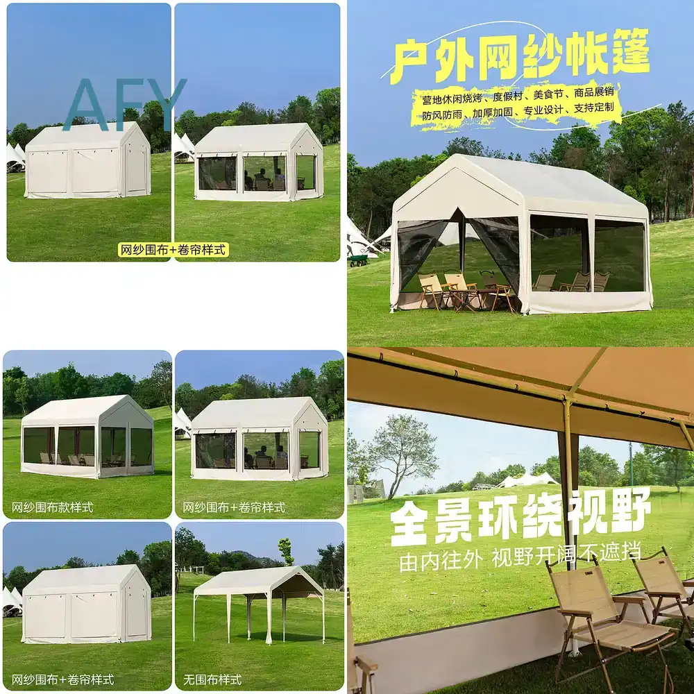 Breathable Shed Summer Pergola - Outdoor Camping Van Tent 评论和价格