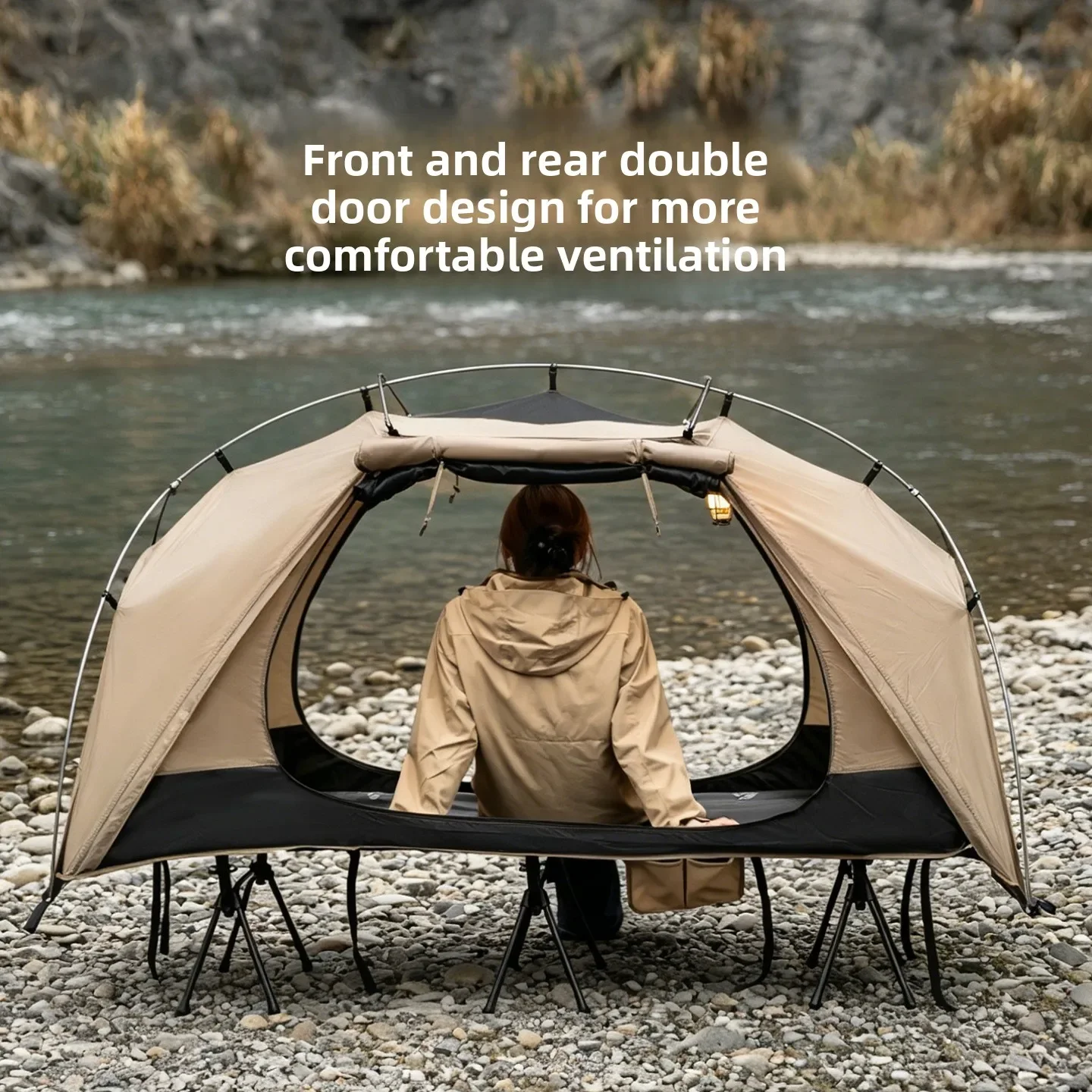 MOUNTAINHIKER Outdoor Camp Bed - Outdoor Camping House 评论和价格