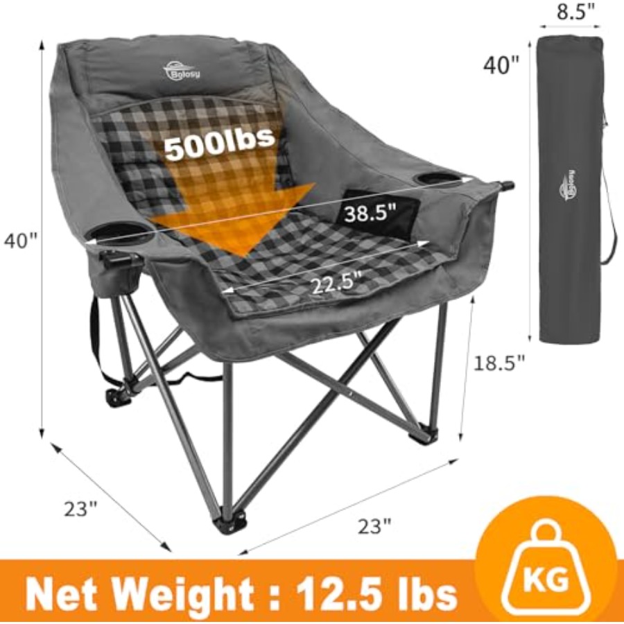 Oversized Camping Chairs for A - Outdoor Oversized Camping Chair 评论和价格