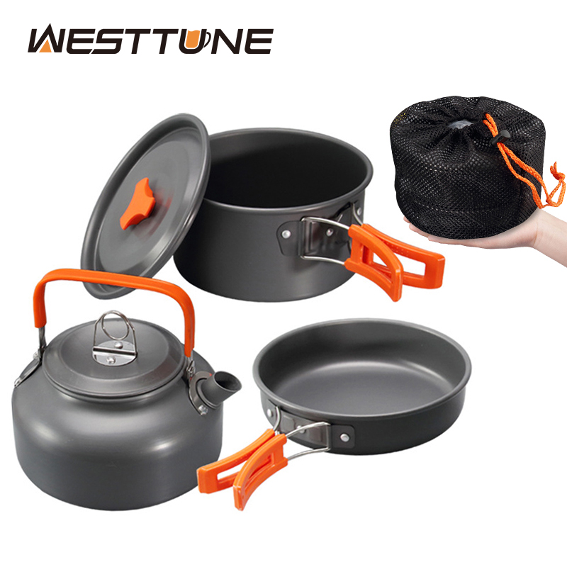 WESTTUNE Camping Cookware Kit  - Outdoor Camping Kitchen Table 评论和价格