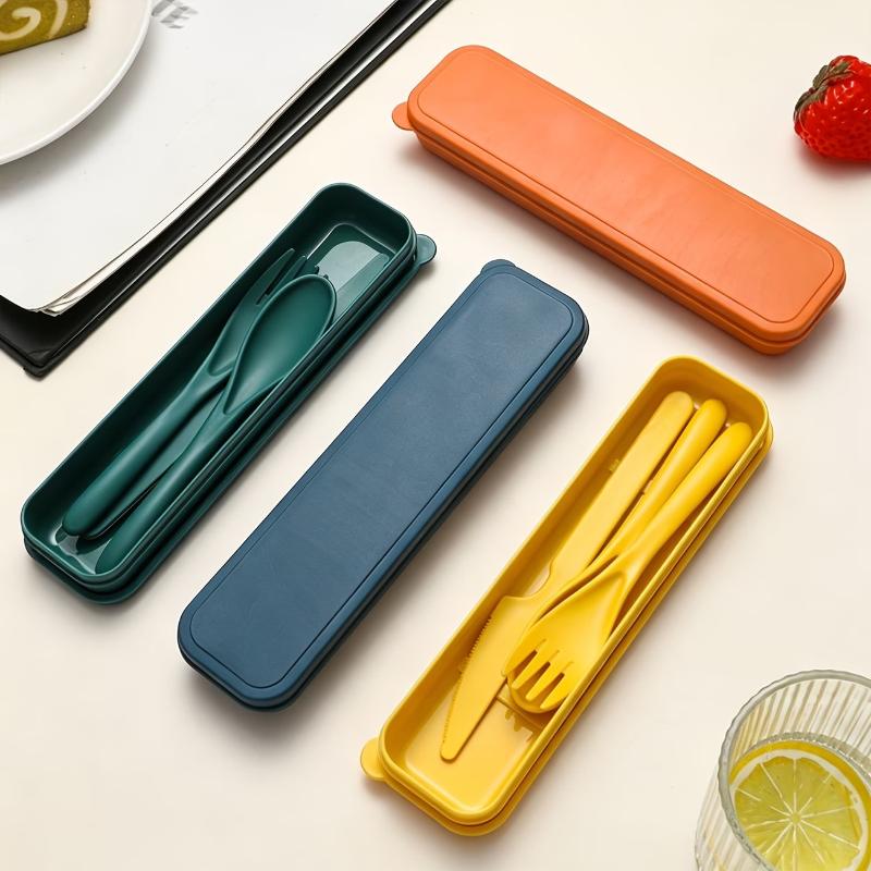 (Wheat Straw Reusable Cutlery  - Outdoor Camping Knife 评论和价格