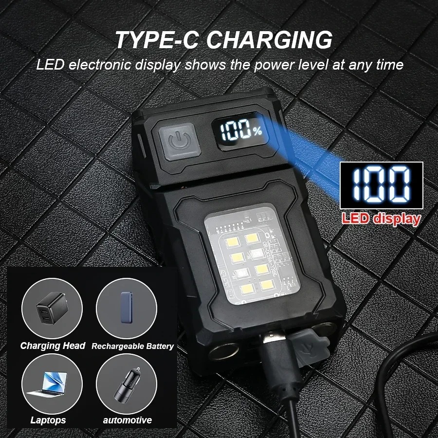 Mini USB Recharge LED Flashlig - Outdoor Camping Decor 评论和价格
