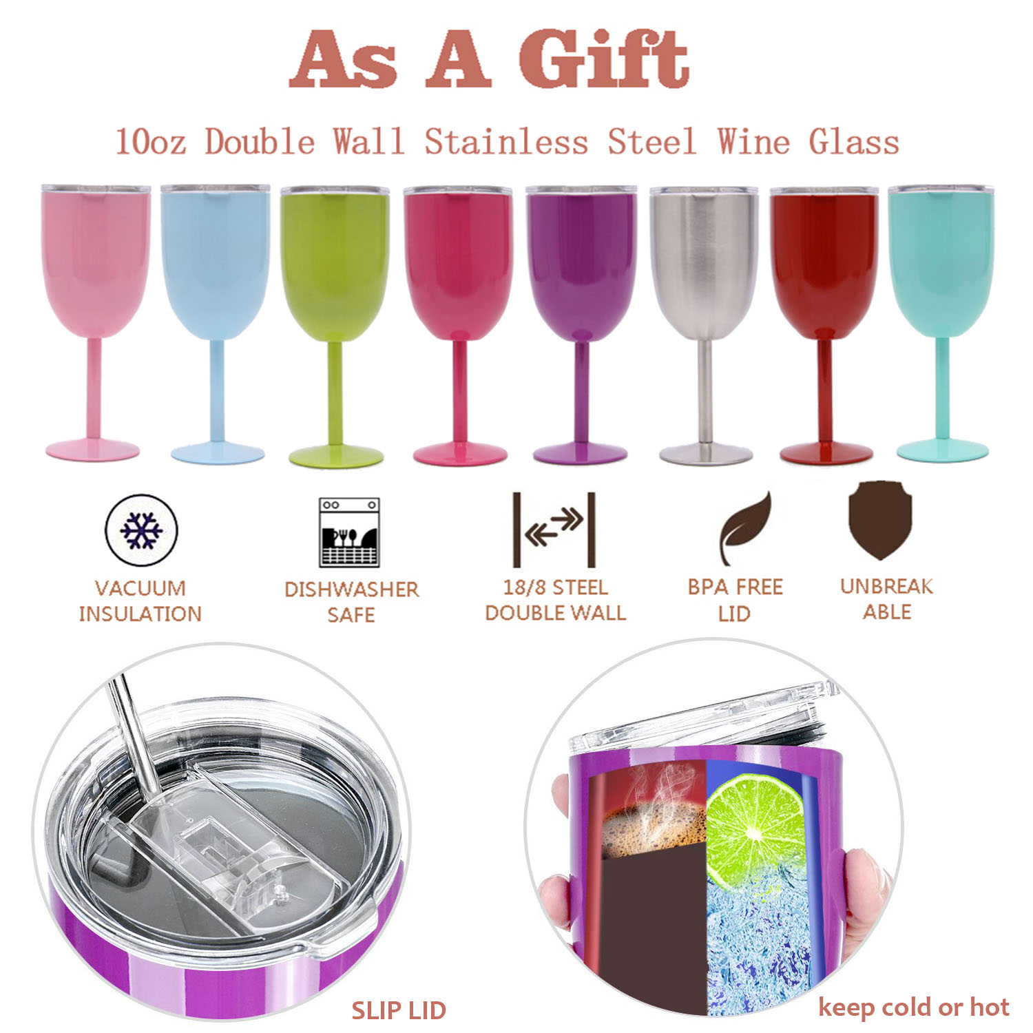 Custom Stainless Steel Wine Gl - Outdoor Camping Direct 评论和价格