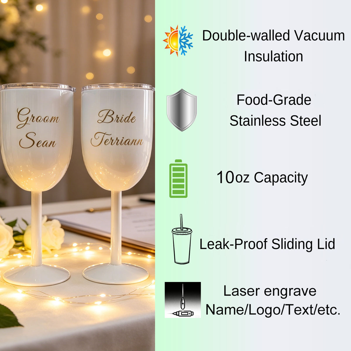 Custom Stainless Steel Wine Gl - Outdoor Camping Direct 评论和价格