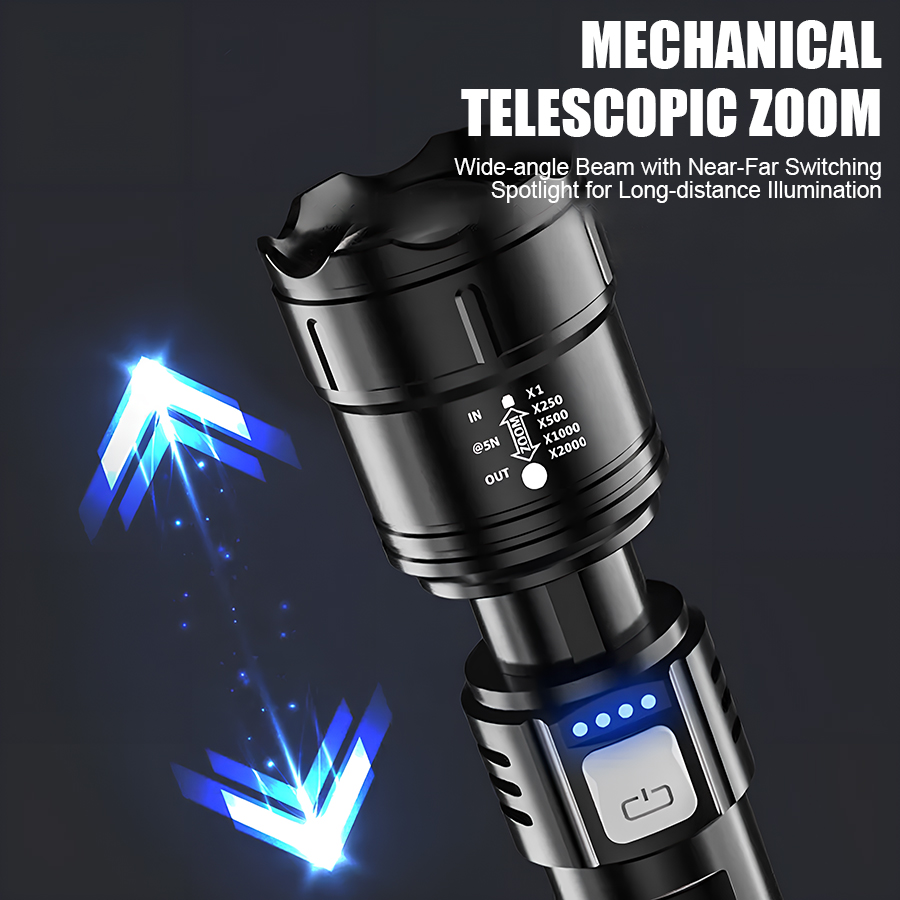 High Power P50 LED Flashlight  - Outdoor Camping Decor 评论和价格
