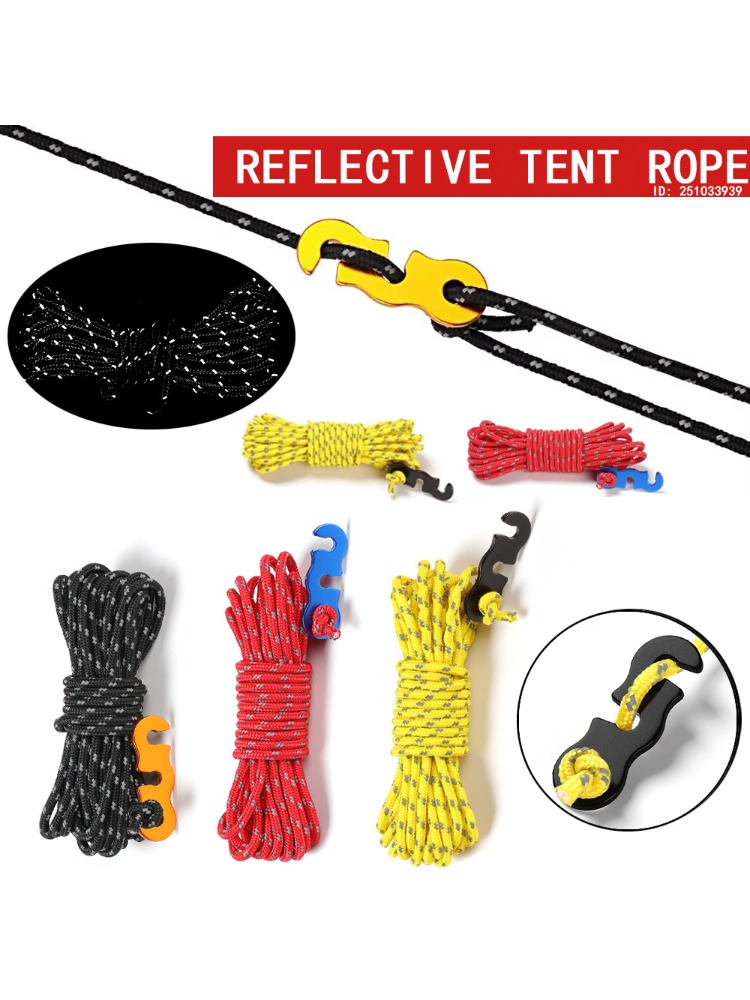 4pcs Durable Camping Tent Rope - Outdoor Camping House 评论和价格