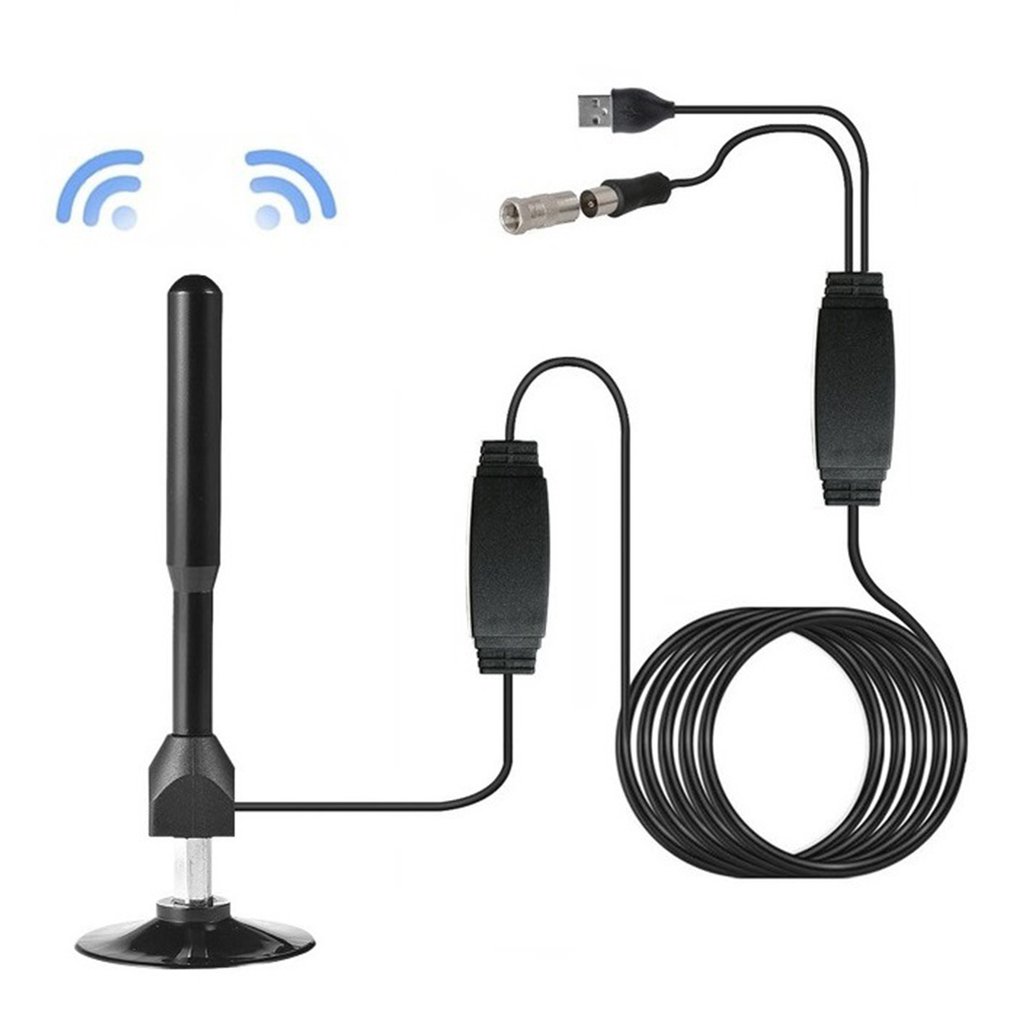 Hot FM/VHF/UHF 4K TV BOX Anten - Outdoor Camping Tv 评论和价格