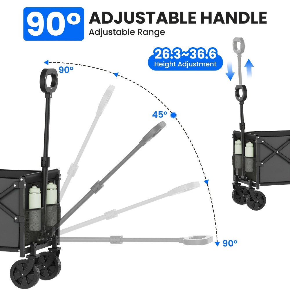 Folding Garden Cart 360 lbs Ca - Outdoor Y Camping 评论和价格
