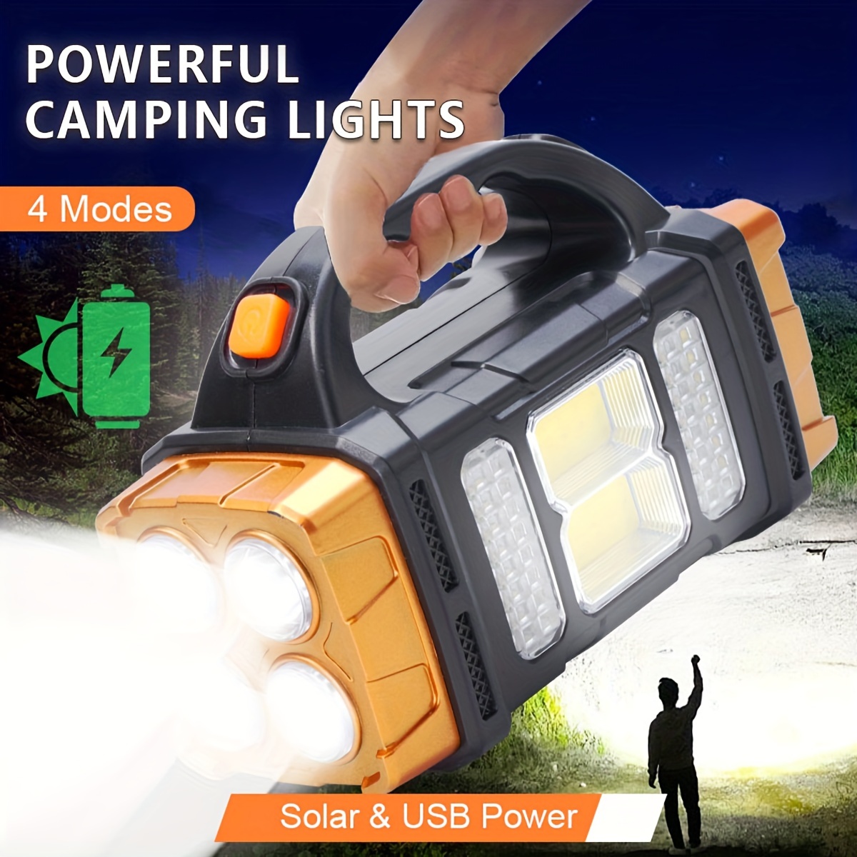 New Upgrade Rechargeable High  - Outdoor Camping Decor 评论和价格