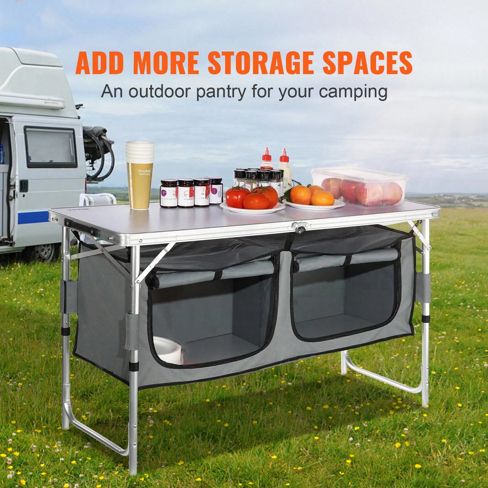 Quick‑Set‑Up Folding Camping K - Outdoor Camping Kitchen Table 评论和价格
