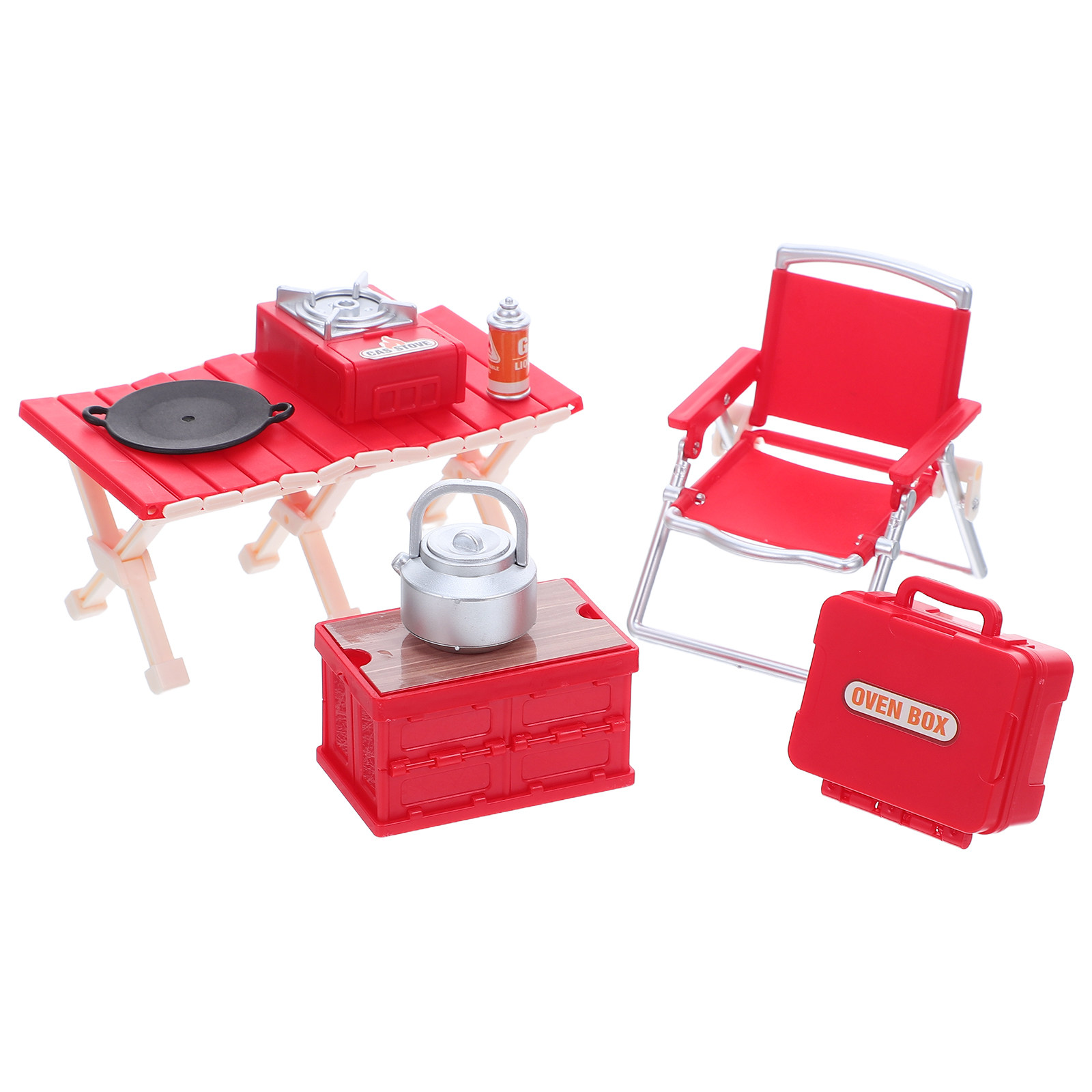 1Set Miniature Camping Furnitu - Outdoor Camping Kids Activities 评论和价格