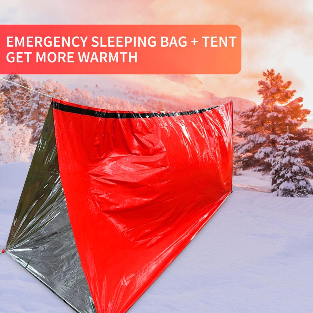 Portable Waterproof Emergency  - Outdoor Camping Sleeping Bag 评论和价格