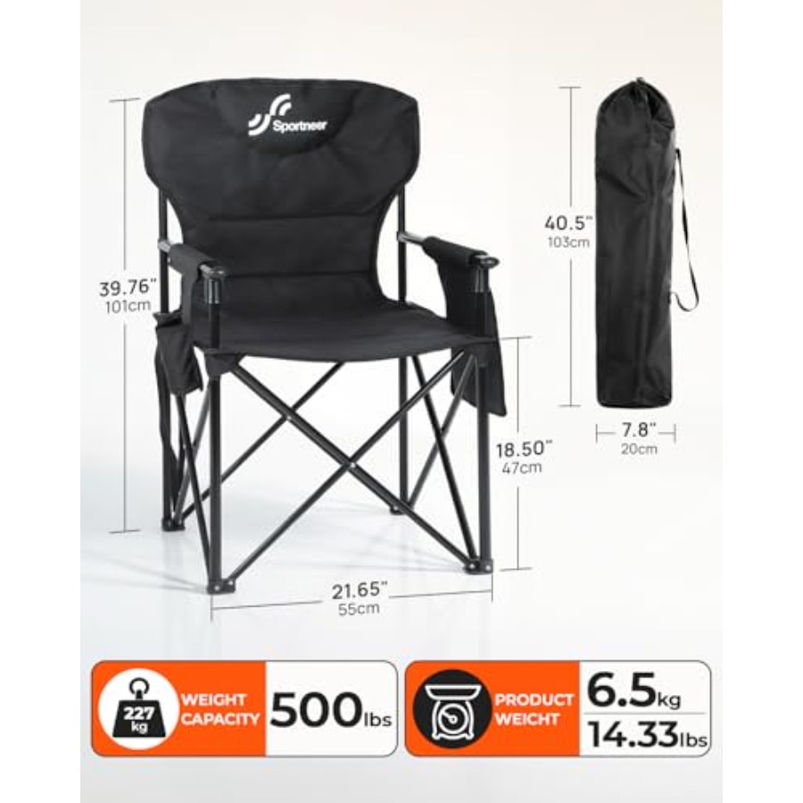 Outdoor camping chair: heavy-d - Outdoor Oversized Camping Chair 评论和价格