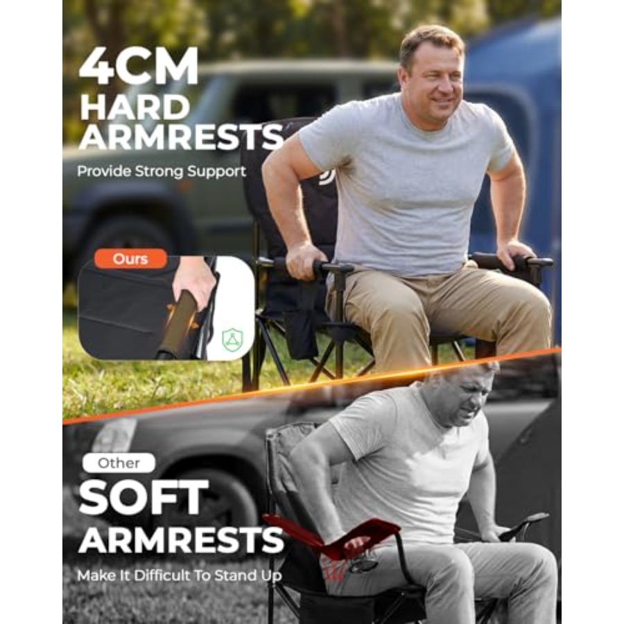 Outdoor camping chair: heavy-d - Outdoor Oversized Camping Chair 评论和价格