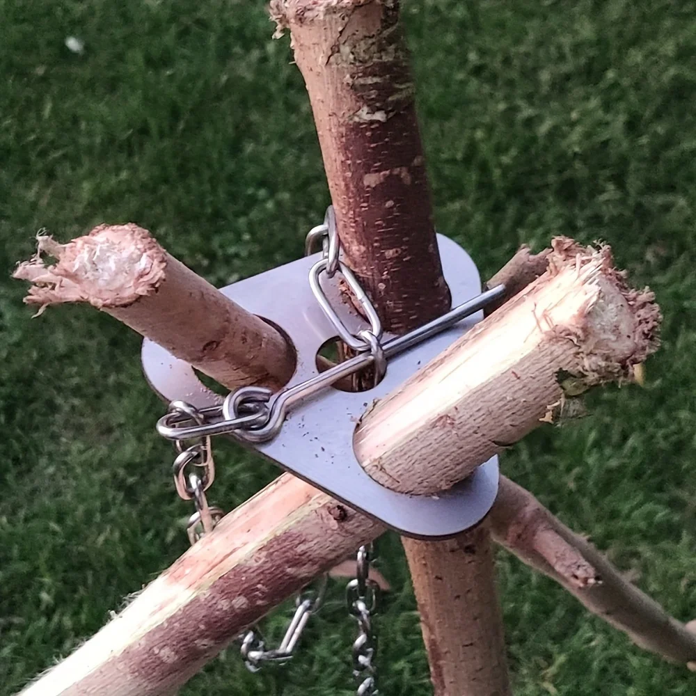 Stainless Steel Camping Tripod - Outdoor Camping Kitchen Table 评论和价格
