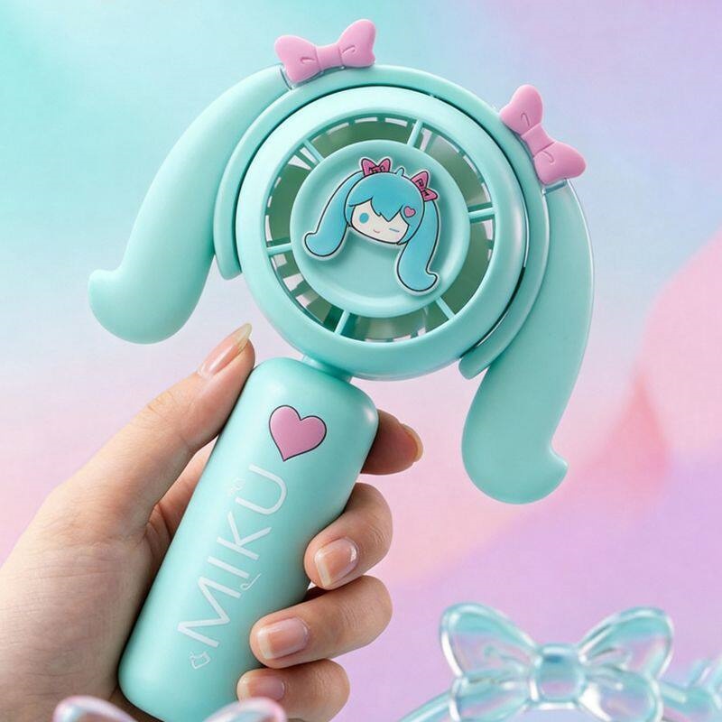 Hatsune Miku Mini Handheld Fan - Outdoor Camping Tv 评论和价格