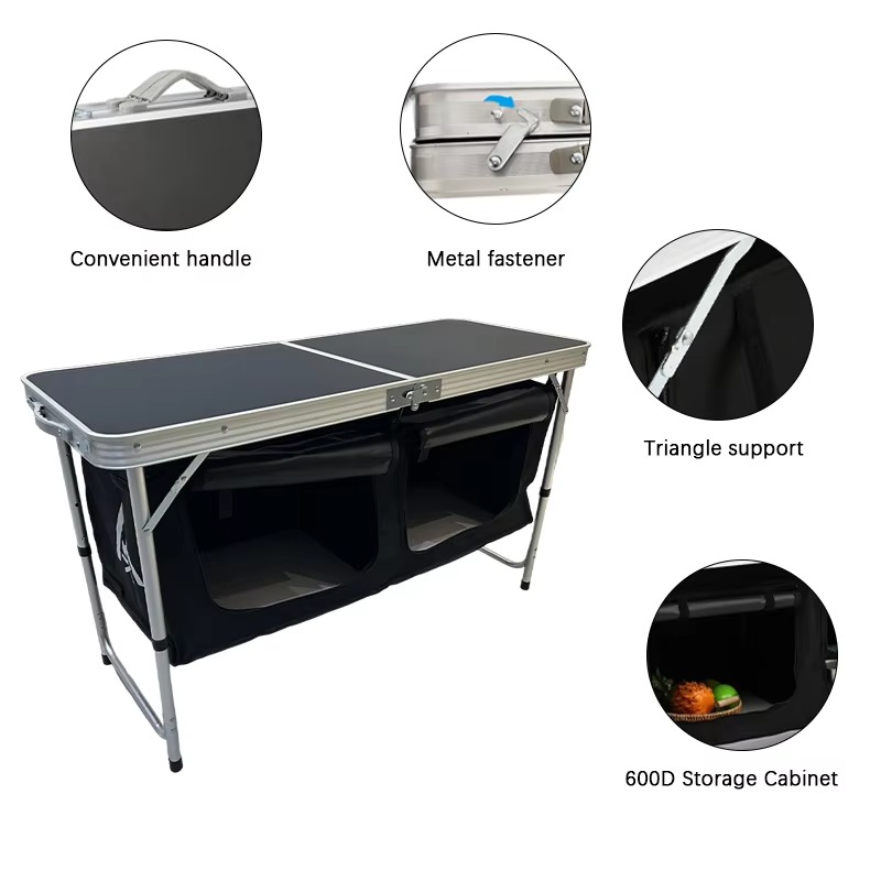Portable aluminum alloy foldin - Outdoor Camping Kitchen Table 评论和价格