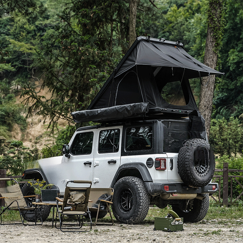 Hard Aluminum Rooftop Tent wit - Outdoor Camping Van Tent 评论和价格