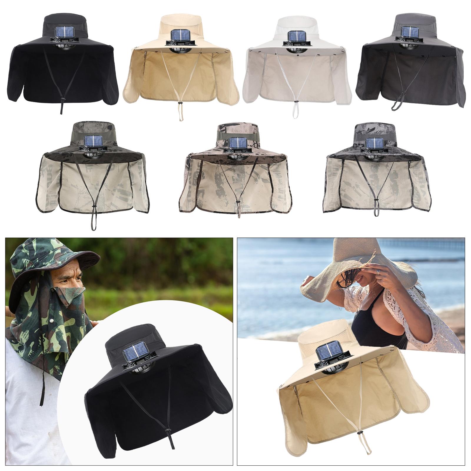 Fan Cooling Hat Solar Fan Hat  - Outdoor Camping Show 评论和价格