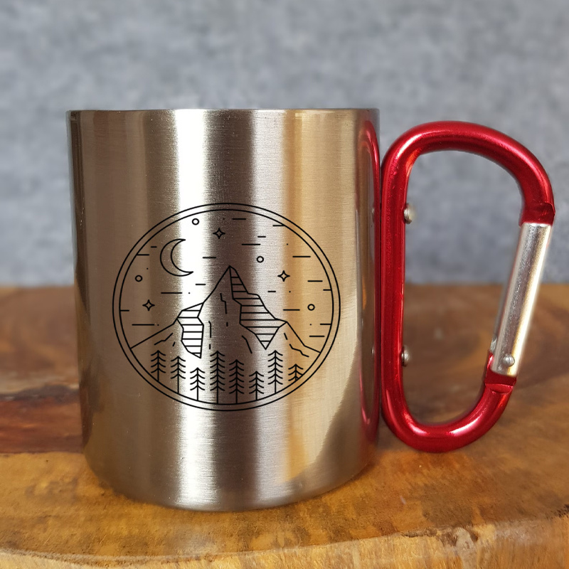 Stainless Steel Camping Mug wi - Outdoor Camping Direct 评论和价格