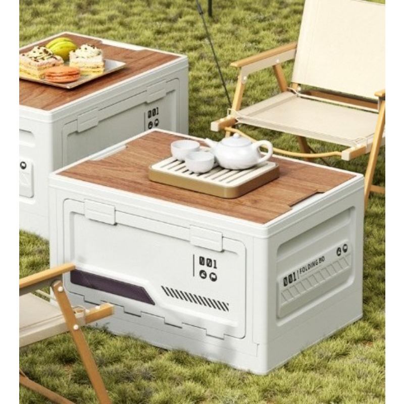 Car Trunk Wooden Lid Outdoor C - Outdoor Camping Folding Storage Box 评论和价格