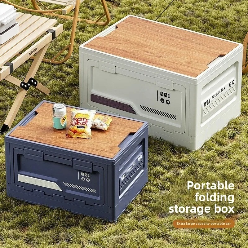 Car Trunk Wooden Lid Outdoor C - Outdoor Camping Folding Storage Box 评论和价格