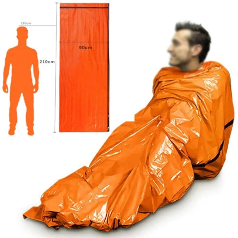 Portable Waterproof Emergency  - Outdoor Camping Sleeping Bag 评论和价格