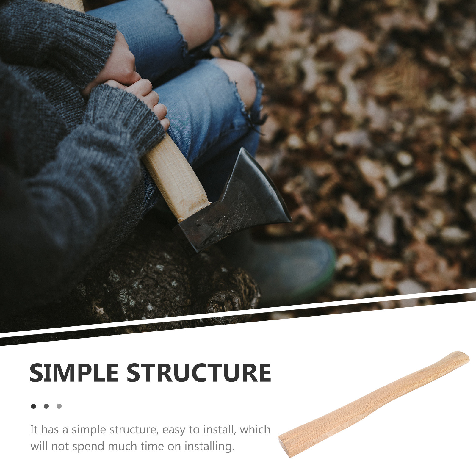 Smooth Finished Wood Axe Handl - Camp Axe Hatchet 评论和价格
