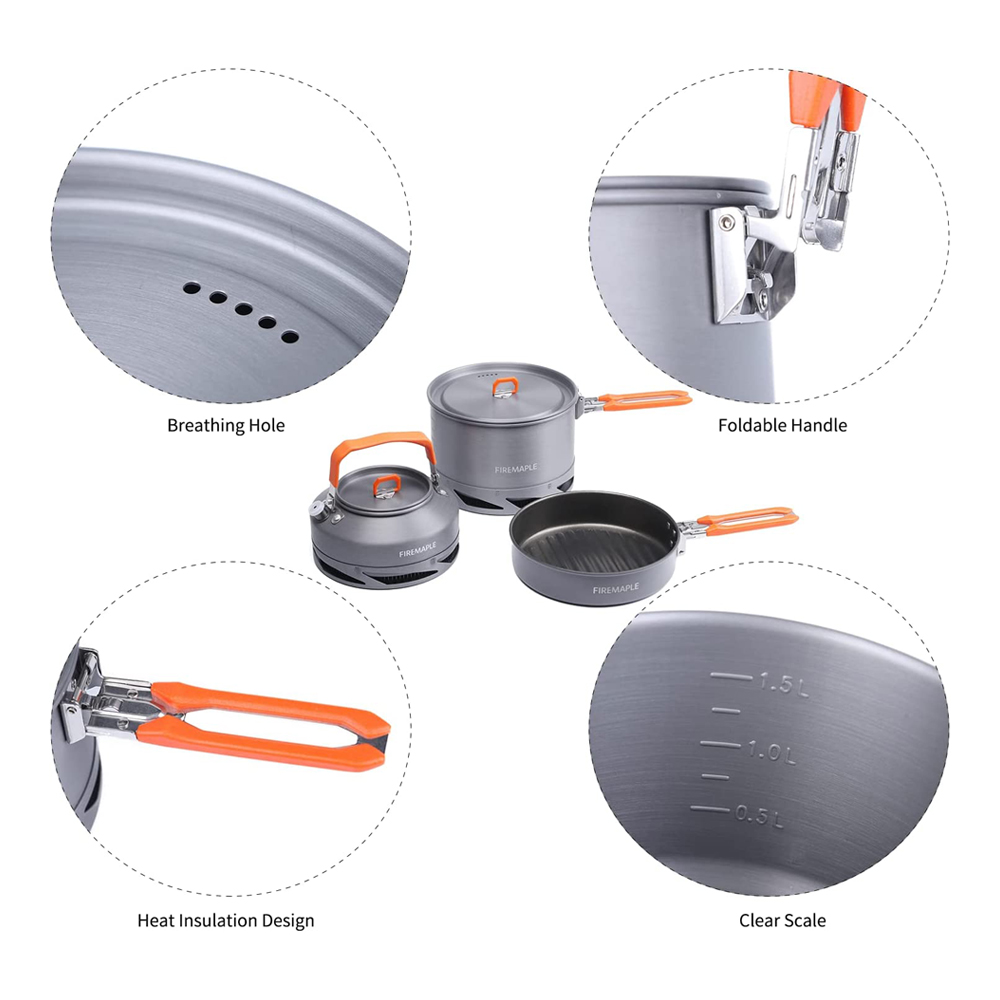 Fire Maple Camping Cookware Ut - Outdoor Camping Kitchen Table 评论和价格
