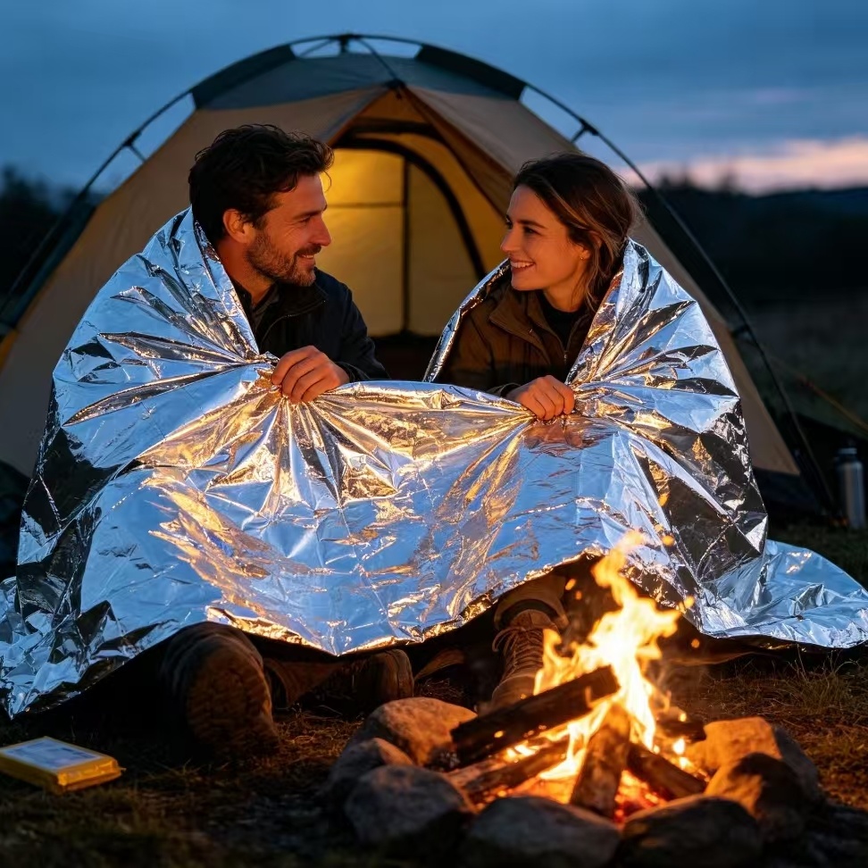 Mylar Thermal Emergency Blanke - Outdoor Camping Heated Blanket 评论和价格