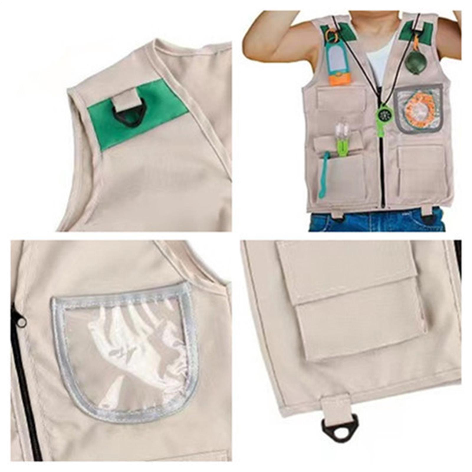 Kids Fishing Vest Sleeveless C - Outdoor Camping Kids Activities 评论和价格