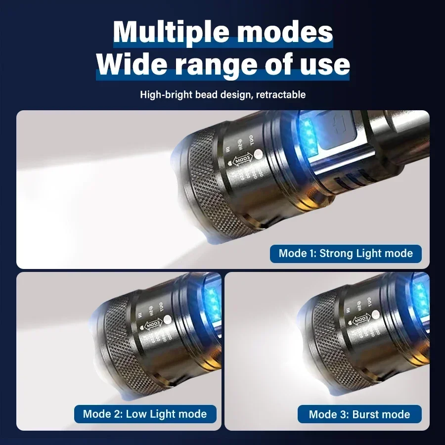 Tactical LED Flashlight 2000LM - Outdoor Camping Decor 评论和价格